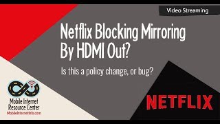 [Fixed] Netflix HDMI Out for Downloaded Content on Apple iOS 11 Devices Temporarily Disabled