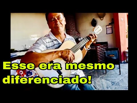 Goiano testando uma Viola Pepineli - RARIDADE