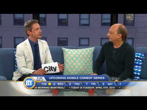 Frank MaSSa creator of "24 HOUR  RENTAL" TV series on Breakfast TV Montreal with Derick