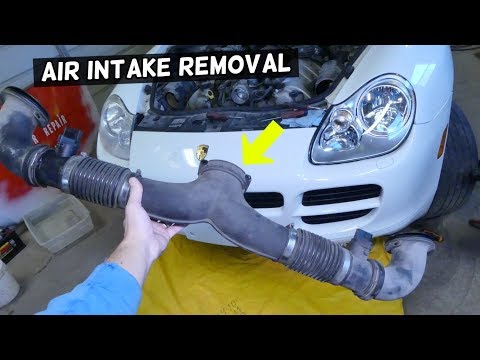 HOW TO REMOVE AIR INTAKE ON PORSCHE CAYENNE