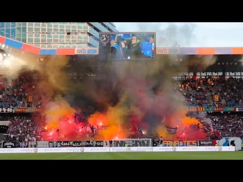 FCB-GC: Intro mit Pyro und Rauch - 18.04.2018