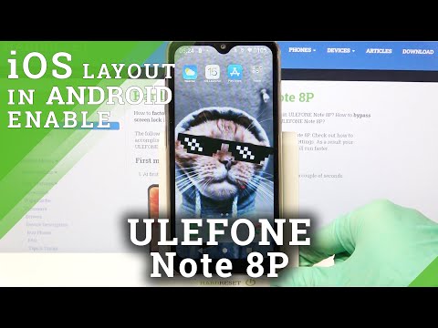 iOS Launcher – ULEFONE Note 8P and Apple Layout