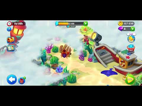 Fishdom 3772 - Super Hard Level (14 Moves)