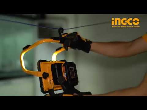 Ingco CWLI2025  - Lithium-ion portable Work light. Emergency Flood Light