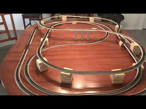 N scale coffee table. Start of layout
