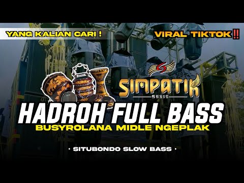 NEW BUSYROLANA | HADROH FULL BASS - KOPLO STYLE SIMPATIK | ENAK BUAT CEK SOUND HAJATAN