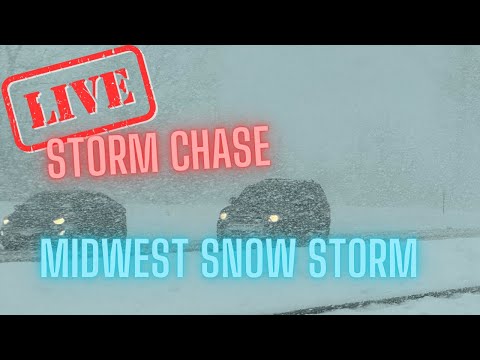 HISTORIC MIDWEST WINTER STORM - HEAVY SNOW, BLIZZARD CONDITIONS - Live Chase Archive