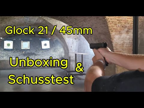 GLOCK 21 (Schusstest, Unboxing und Review)