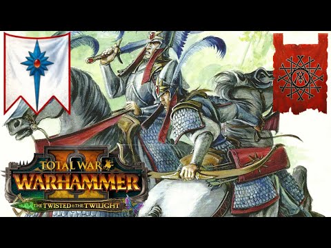 Alith Anar Loves A RISKY Build. High Elves Vs Skaven. Total War Warhammer 2, Multiplayer