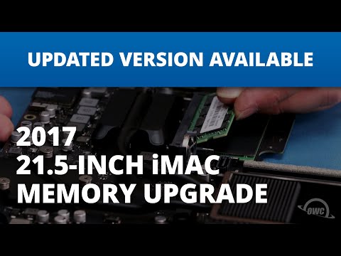 How to Upgrade/Install Memory in a 21.5-inch iMac (2017) -- NEW VERSION AVAILABLE
