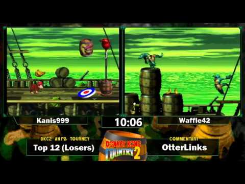 Kanis999 vs Waffle42 - Donkey Kong Country 2 Any % Tournament 2016