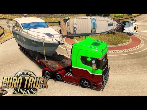 PODERAK RIBALTA LO YACHT - EURO TRUCK SIMULATOR 2 - GAMEPLAY ITA MULTIPLAYER