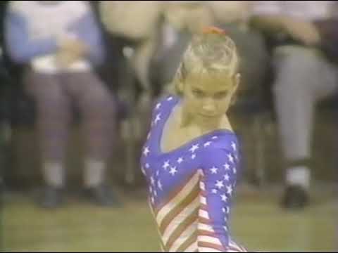 “Hot Stuff” - Brandy Johnson in THAT leotard wins GOLD on floor exercise!