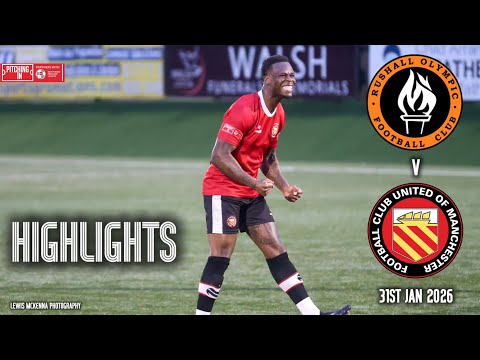 Rushall Olympic 2 - 3 FC United: Match Highlights