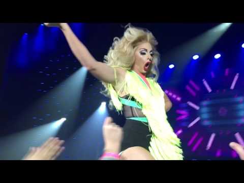Alyssa edwards and Laganja estranja en club divino Santiago Chile