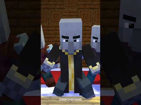 CraftMations - Queen of Pillagers - Minecraft Animation #shorts