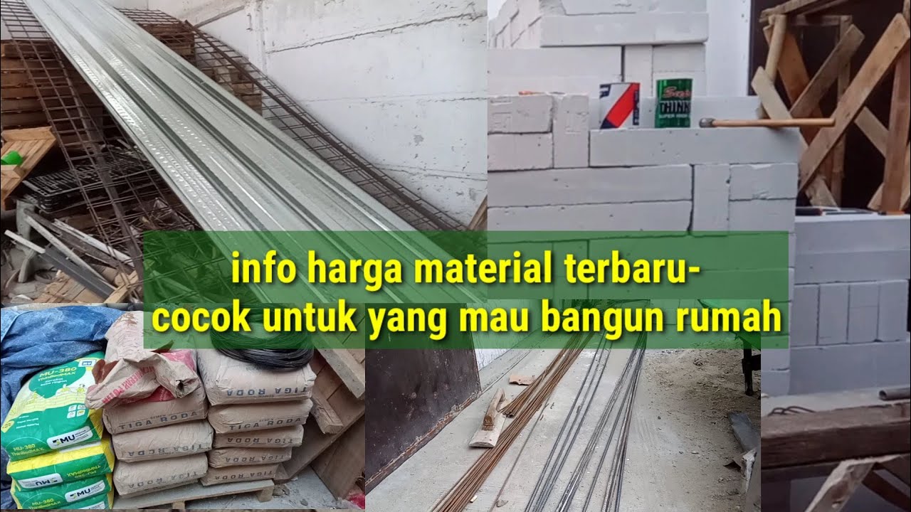 building material price info = price of bondek, wire mesh, 10mm iron, 6mm iron, hebel, cement, nails