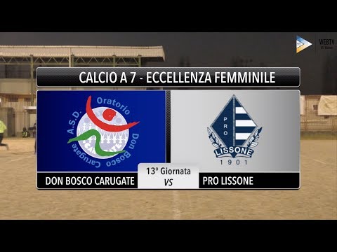 Sintesi Don Bosco Carugate - Pro Lissone