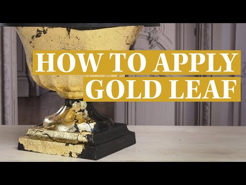 How to apply Gold Leaf