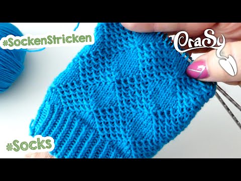 Knitting pattern/sock pattern Rautenkarl