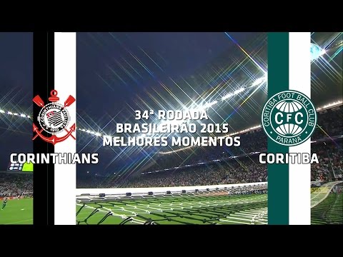 Melhores Momentos - Corinthians 2 x 1 Coritiba - Brasileirão - 07/11/2015