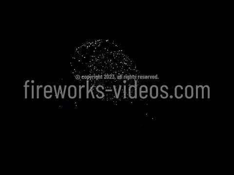 RK22 4k UHD Fireworks Video Black Footage with Sound, 20 Peony Strobe Effect