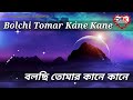 Bolchi Tomar Kane Kane full karaoke / বলছি তোমার কানে কানে / Cover by Mandira SarkarLa