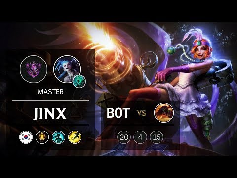 Jinx ADC vs Sivir - KR Master Patch 9.6