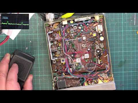 Murphy DS602 UK CB27/81 CB radio (mobile) -  service adjustments