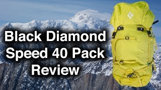 Black Diamond Speed 40 Backpack Review In-Depth