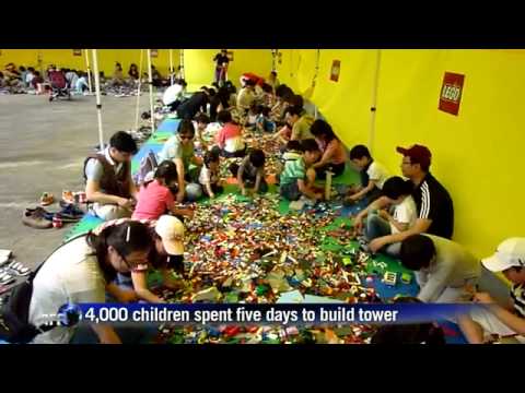 La torre di Lego più alta del mondo