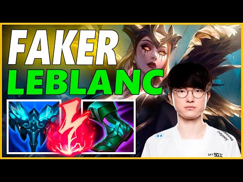 ⚡FAKER LEBLANC MID GAMEPLAY⚡SEASON 12 LEAGUE OF LEGENDS