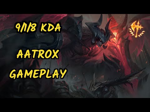 Hashinshin (AATROX) vs KENNEN - 9/1/8 KDA TOP GAMEPLAY - NA Ranked DIAMOND