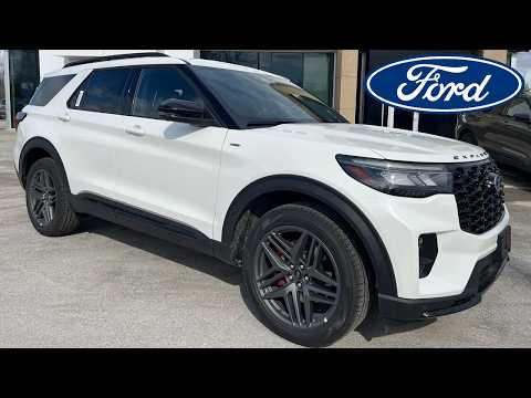 2026 Ford Explorer ST-Line 4WD in White for sale at Boyer Ford Lincoln (Bobcaygeon) Ltd. in Kawartha Lakes, ON