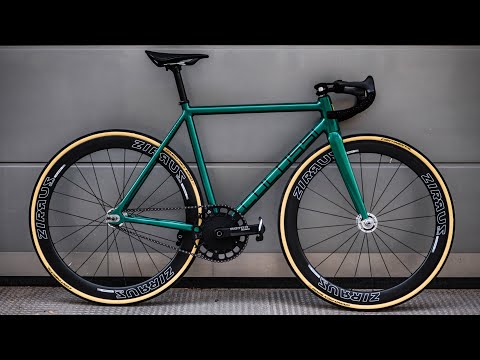 Colossi Crit in Cannondale Track Green | Fixed Gear Dream Build