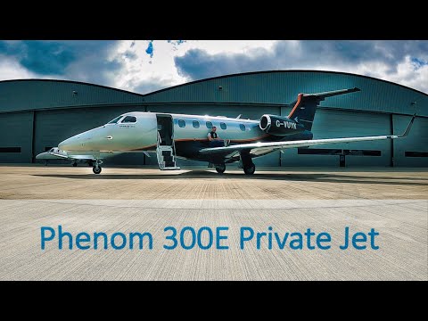 Private Jet to Germany! Cockpit Flight in the Phenom 300
