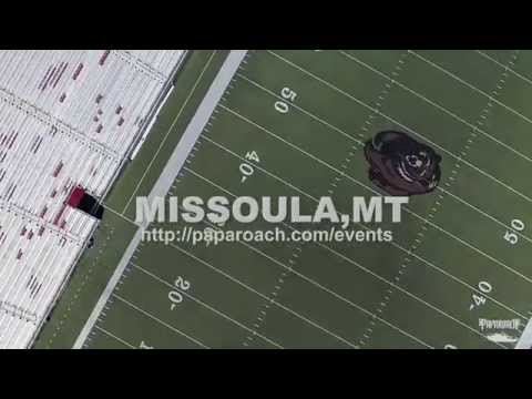 Papa Roach drone footage in Missoula Montana at Adams Center