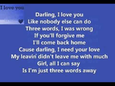 Keith Harling - Three Words Away ( + lyrics 1998)