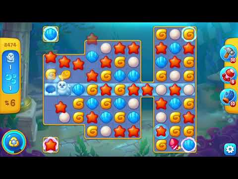 🥰 [FISHDOM Walkthrough] Level 8474