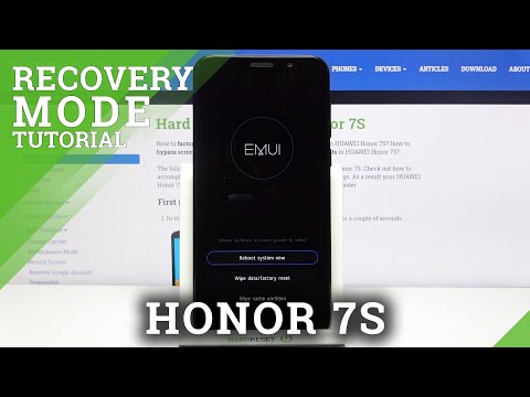 How to Open Recovery Mode on HONOR 7S – Enter EMUI Recovery Menu