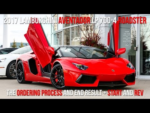 Buying a 2017 Lamborghini LP700-4 Roadster in Rosso Mars, Start to Finish + Rev