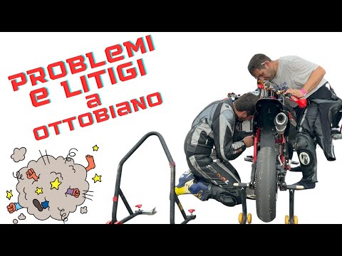 Riding a motorcycle on Sundays is dangerous in many ways! - Pitbike at Ottobiano Circuit