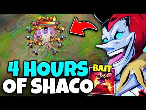 4 hours of brilliant Pink Ward Shaco outplays... (THE AP SHACO MOVIE)