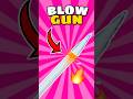 How To Make A Blow Gun Easy Paper Gun Making Shorts