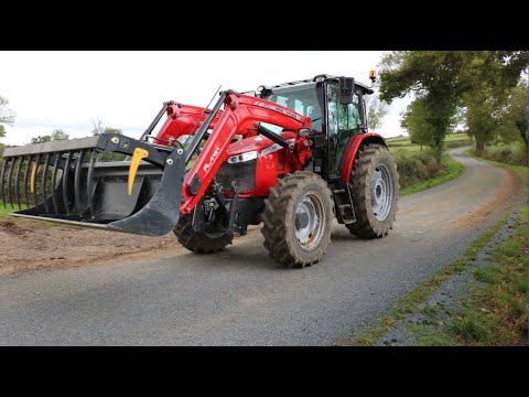 Essai du tracteur Massey Ferguson MF 5711 M par Sébastien Tourret