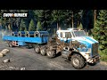 Snowrunner Truck Metal Roll Delivery Gameplay AVGames Truck Games