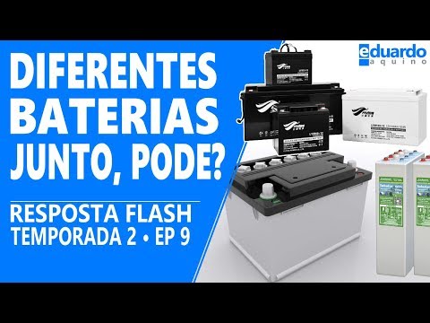 Banco de Baterias com Diferentes Capacidades, Pode?