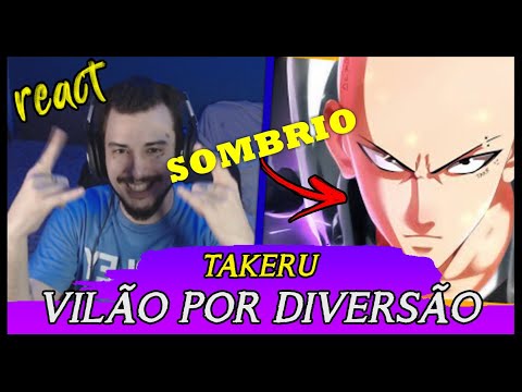 SOU APENAS UM VILÃO POR DIVERSÃO - Saitama Rap (Versão Sombria) | Takeru | REACT/ANÁLISE VERSATIL