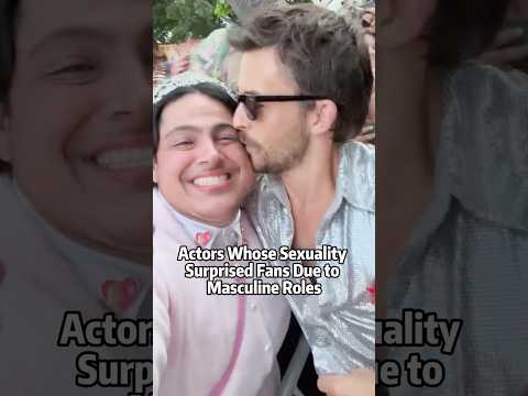 Actors Whose Sexuality Surprised Fans Due to Masculine Roles#celebrity #tiktok #usa