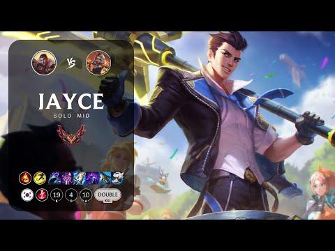 Jayce Mid vs Qiyana - KR Grandmaster Patch 14.5
